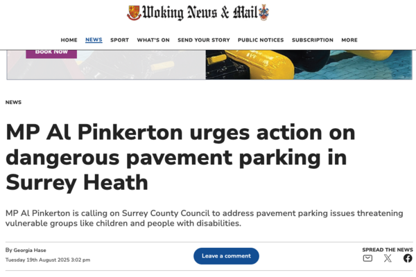 News Coverage: Pavement Parking
