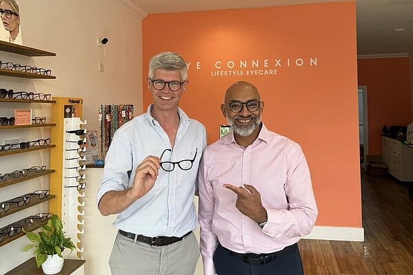MP at eye store