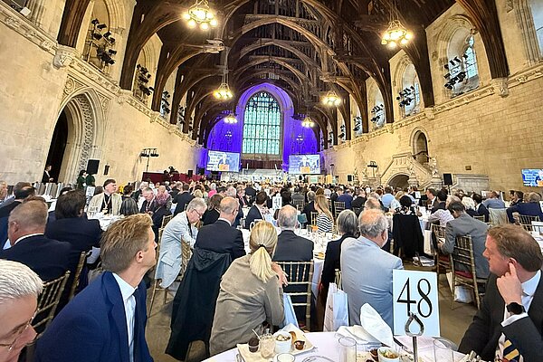 MP in Westminster Hall- Prayers Breakfast