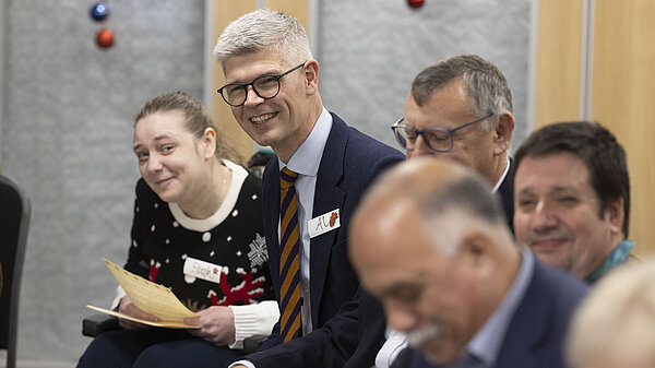 Al at a disabilities awareness event